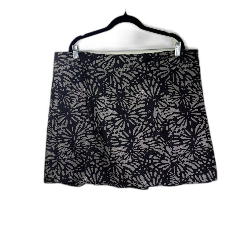 RipSkirt Hawaii XXL Black Tropical Wrap Skirt Beach Coverup Coastal Travel